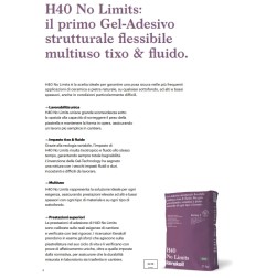 Kerakoll H40 No Limits Colla per Piastrelle Multiuso Gres Pietra Confezione 25kg